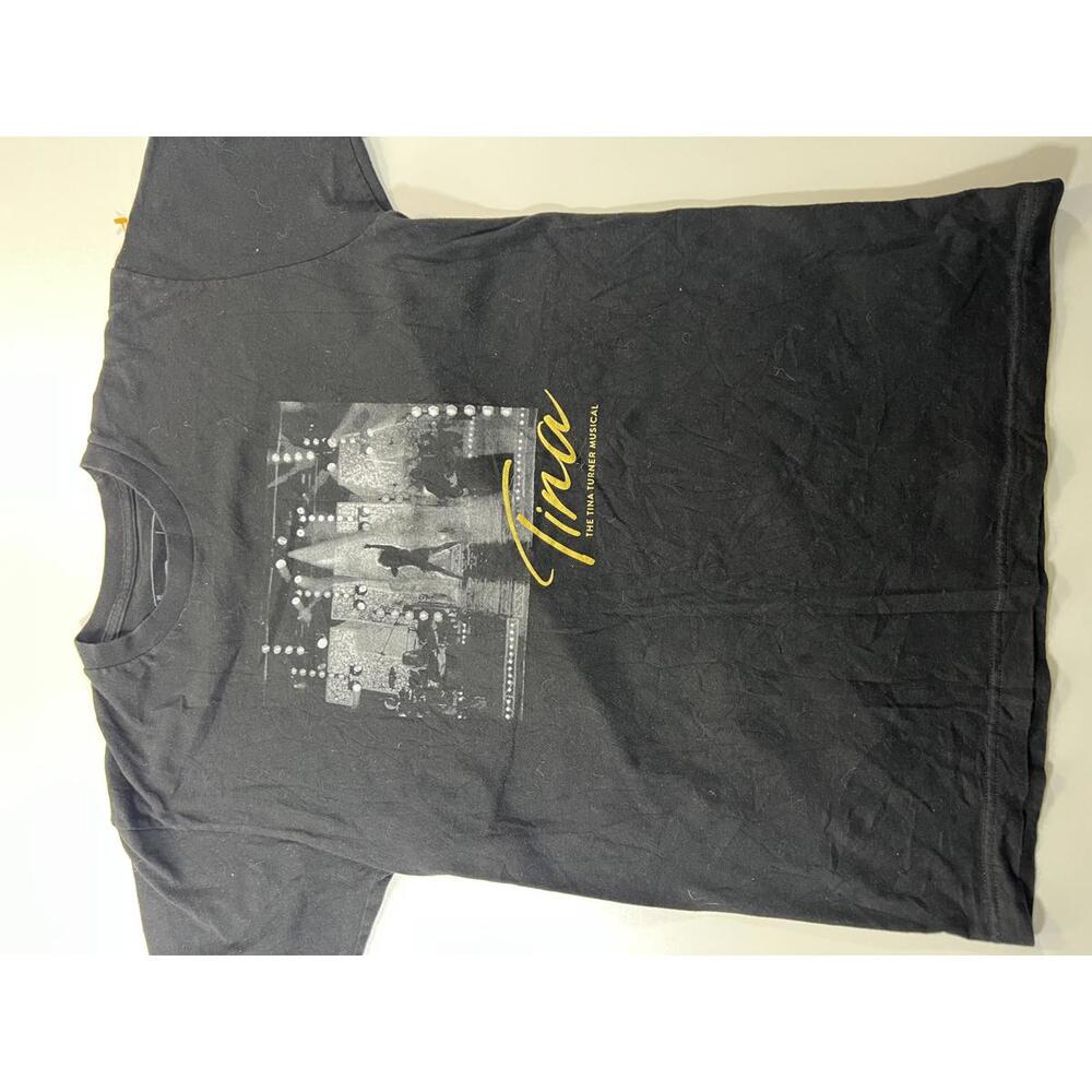 Retro Tina The Tina Turner Musical Black T-Shirt Medium